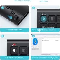 Jomaa Teclado Numérico Inalámbrico Recargable Bluetooth 22 Teclas Delgado Externo Para Entrada De Datos De Teclado - details 8