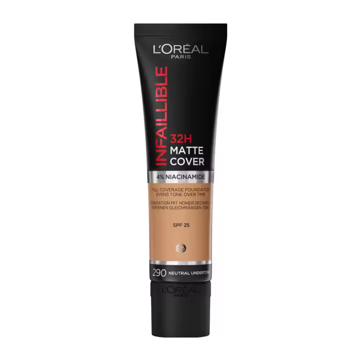 BASE L'OREAL INFAILLIBLE 32H MATTE COVER 290 AMBRE DORÉ 30ML - 1