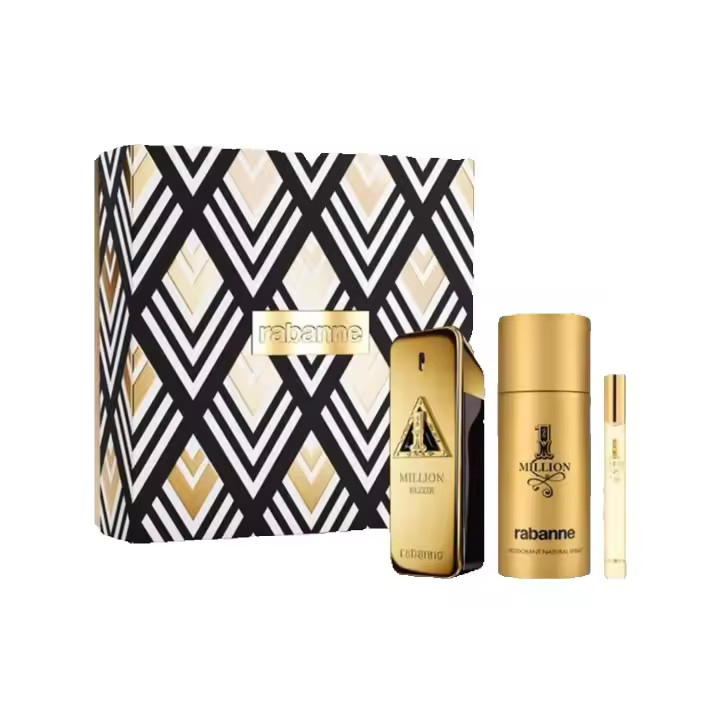 PACO RABANNE 1 Million Elixir Parfum 100 ml + Desodorante 150 ml + Mini Parfum 10 ml - 1