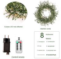 Luces De Navidad LED 1000 LED Cluster Para Decoración De Jardín Y Exterior 220V Luces De Boda Y Fiesta Adornos De Árbol - details 5