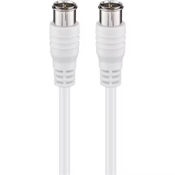 Wentronic Cable SAT 2,5m 2,5m F M F M - Cable coaxial (F M, F M, 2,5 m, Macho/Macho) - 1