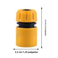 Conector Rápido De Riega Jardín 1/2" Juntas De Tubo De Agua Para Reparación Y Mantenimiento De Conectores De Agua Del Jardín - details 11
