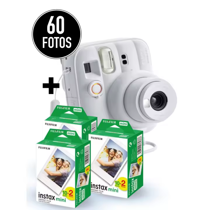 PACK Cámara instantánea INSTAX MINI 13 + 60 PELÍCULAS INSTAX MINI- FUJIFILM - 1