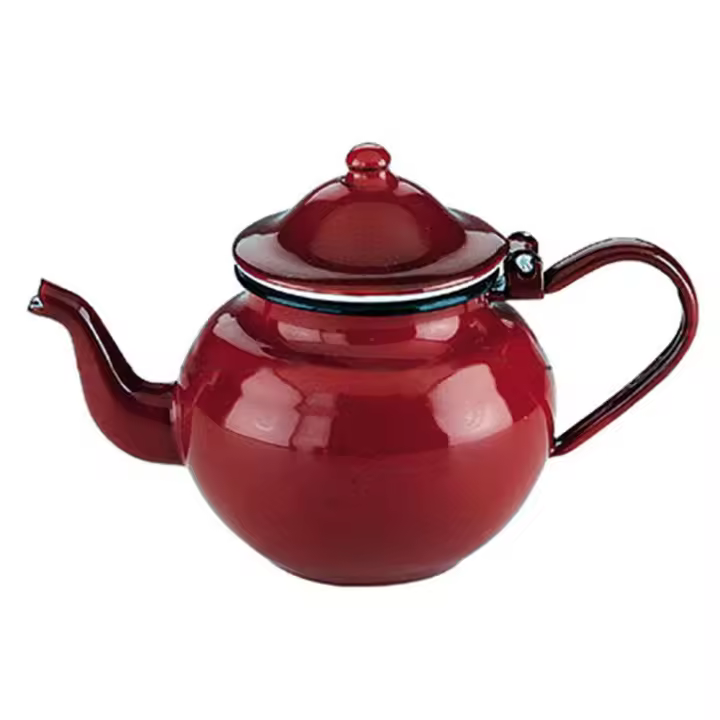Tetera esmalte rojo 0,45 litros - 1