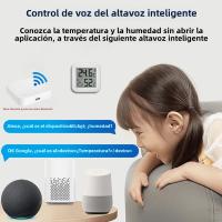 Sensor De Temperatura Y Humedad Bluetooth Tuya Con Pantalla LCD Mini Higrómetro Inteligente Control Remoto Por App Para El Hogar - details 10