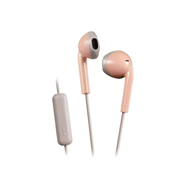 JVC HA-F19M - Auriculares Alámbricos Binaurales con Micrófono Rosa - 1
