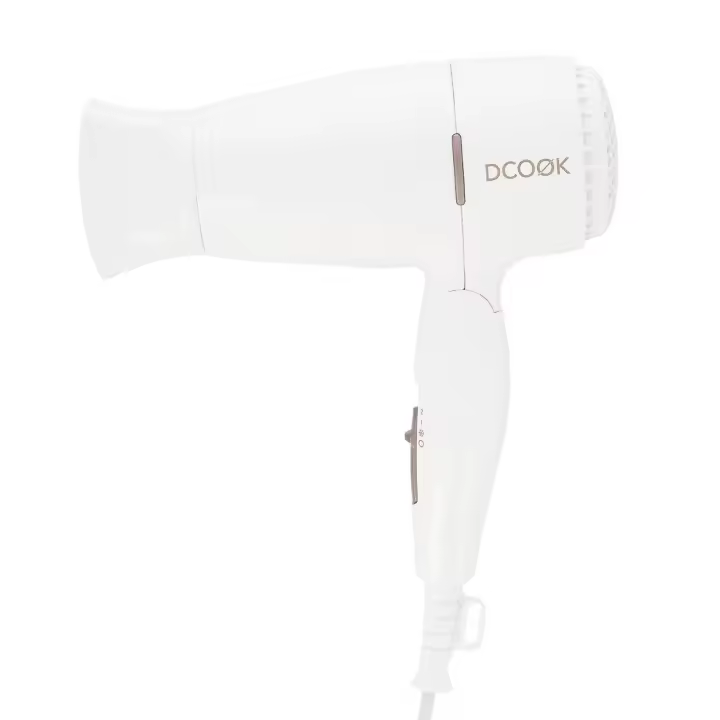 DCOOK GALLERY Secador De Viaje 1400W Blanco Mate Incluye concentrador Protección contra sobrecalentamiento - 1