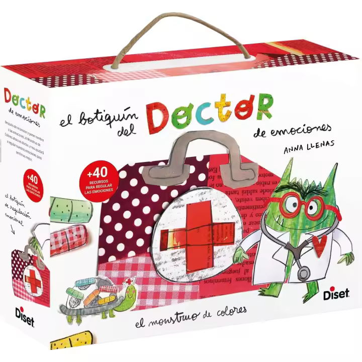 Diset - El botiquin Doctor de las Emociones de Anna Llenas, Monstruo de Colores - 1