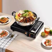 BIT Cocina de gas Ideal para Cocinar en el camping Compatible con cartucho o bombona Con Red a prueba de viento y estuche de Transporte. - details 2