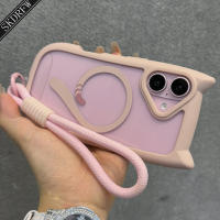 Funda De Teléfono Para iPhone Con Orejas De Gato Transparente Y Magnéticas De Acrílico Con Correa Para Muñeca Compatible Con Modelos 12 13 14 15 16 17 - details 8