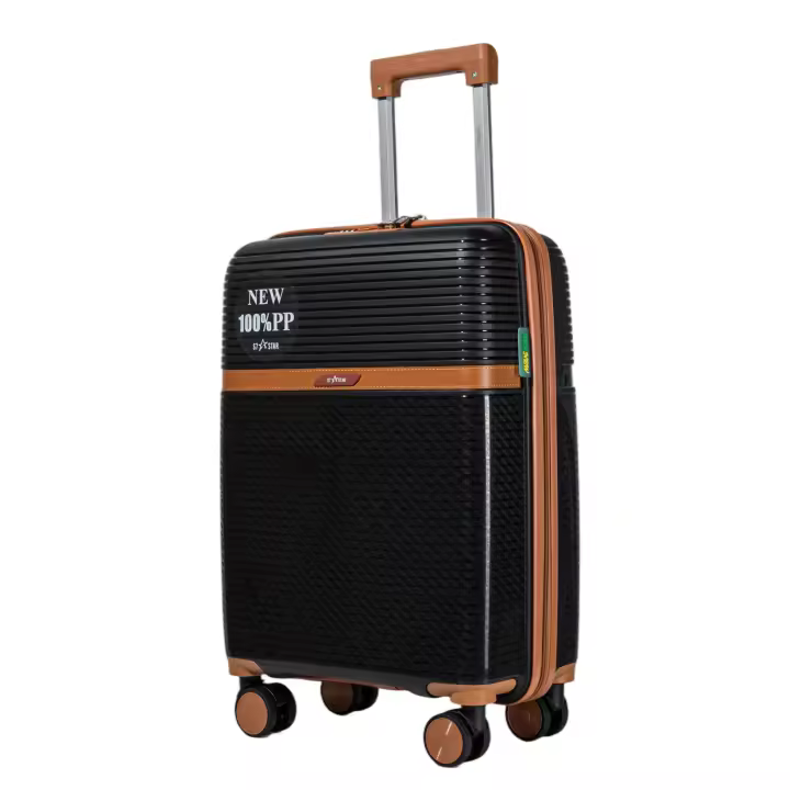 S7 STAR Maleta Mediana 24 pulgadas,Equipaje facturable (capacidad 15kg) Material PP,Ligera y Resistente,maletas de cabina pequeñas y neceser,Cerradura Antirrobo Insertada, Combinación de 3 dígitos, Ruedas Silenciosas 360º Dobles Giratorias,65*45*26cm - 1