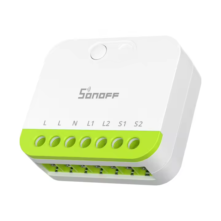 Sonoff Mini interruptor inteligente Duo, 2 canales Zigbee, 16A, blanco - 1