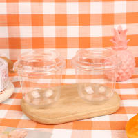 10Pcs Copas De Mousse Desechables De 10Oz Con Tapa Cajas De Plástico Transparentes Para Helado Postre Picnic Jalea Yogur - details 4