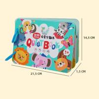 Libro Ocupado Montessori Para Niños Y niñasEducational Toys Para Bebés Y Niños pequeñosJuego De Rompecabezas De Animales Y Números Quieto Para Niños - details 38