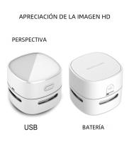 Cepillo De Aspiradora Para Mesa De Escritorio Herramienta Antipolvo Para Coche Hogar Y Computadora Regalo De Navidad - details 2