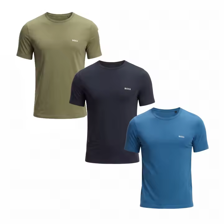 Hugo Boss-Pack 3 Camisetas Interiores Hombre Manga Corta 50532470 - 1