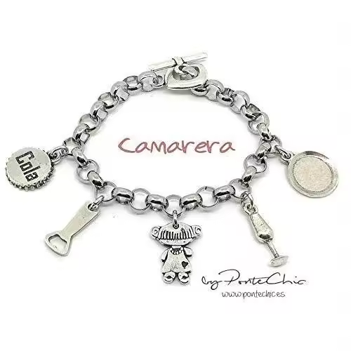 Pulsera "CAMARERA" Temática Profesiones. PonteChic. - 1