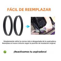 2Pcs Cinta De Vacío Para Aspiradora Bissell ProHeat 2X Accesorio De Cinta De Goma 1606428 Herramienta De Limpieza - details 5