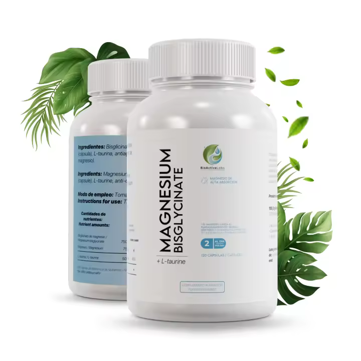 BioActive - Magnesio Bisglicinato Farma – Magnesio de alta absorción - 120 Cápsulas - 1