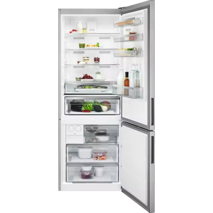 AEG - Frigorífico combi de libre instalación Serie 6000 Inox Antihuellas de 192 cm - ORC6M481EX - 1
