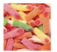 VIDAL Dedos Pica bolsa 1 Kg sabor a Frambuesa sin gluten sin grasa sabor original Vidal garantizado - details 2