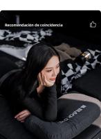 Cojín De Viaje Portátil Blackdog Outdoor Memoria De Algodón Cómodo Cuadrado Para Siesta En La Oficina Y Camping - details 7