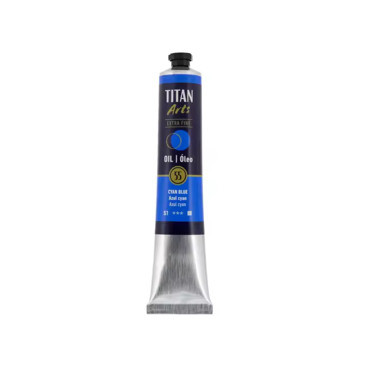 Colores al óleo Extra Fino tubo 60 ml Azul cian N° 55 - 1