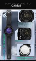 Reloj Digital Deportivo Para Hombre SANDA 50M Impermeable Con Pantalla LED Calorías Fitness Running Chronógrafo Resina Correa De Goma Reloj Militar - details 17