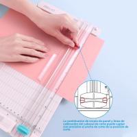 Cortadora De Papel Portátil KW-trio 12.6 Pulgadas Con Cabeza De Corte De Línea De Plegado Y Borde Recto Para Artesanía De Escritorio - details 4