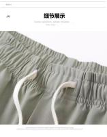 Shorts De Verano Para Hombre Deportivos Cinco Puntos Pantalones Casuales Playa Talla Grande Hasta 8XL Color Sólido Moda Exterior - details 15