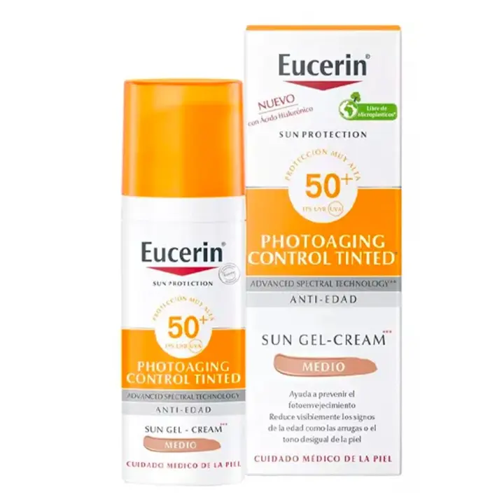 Eucerin Sun Photoaging Control Color Medio SPF50 50ml - 1