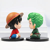 Figura De Acción Anime One Piece Luffy Zoro PVC Kawaii Decoración De Escritorio Para Niños Regalos De Festivales Modelo De Animación Cartoon - details 4