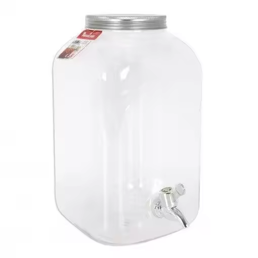 Maxia Market - Dispensador de bebidas con grifo 3 L y 8 L en plástico para fiestas, reuniones y verano, ideal para limonada, sangría o cerveza - 1