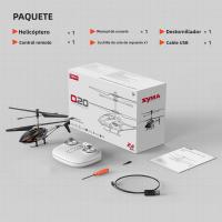 Helicóptero Remoto Controlado SYMA Q20 Con Sostén De Altura Tomada Y Descendida Con Un Toque, 3.5 Canales Regalo Para Niños - details 5