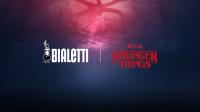 Bialetti Moka Express 3/6 Tazas – Cafetera Italiana Edición Especial Stranger Things™ negro y rojo | Con sonido inspirado en la serie cuando sube el café + Cable USB-C incluido | STRANGER THINGS™ TM/© Netflix. Used with permission. - details 2