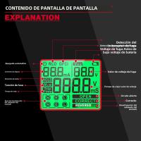 HT97 Detector De Voltaje Digital Prueba RCD GFCI Con Pantalla Grande Comprobador De Enchufes EU US UK Protección De Fugas - details 7