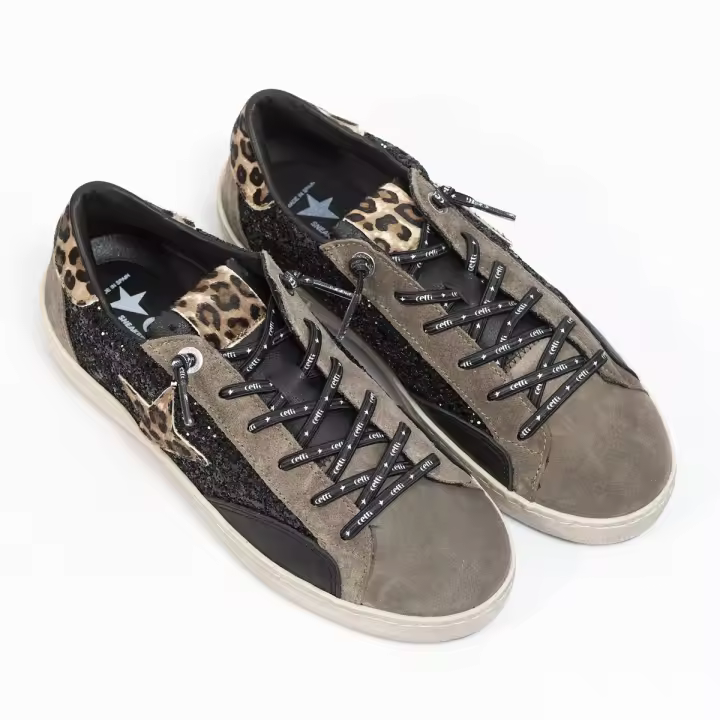 Ante Glitter Negro Sra 1342 - 1