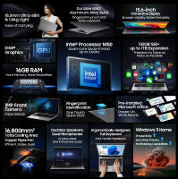 Laptop Blackview AceBook 8 15.6 inch Intel N150 Processor 16GB RAM 512GB SSD + expandable to 1TB Windows 11 Home 15.6 inch - details 1