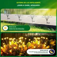 Luces Solares De Aves De Noche IP44 Impermeables Para Jardín Luces De Navidad Exteriores Decorativas Para Fiesta En El Jardín - details 7