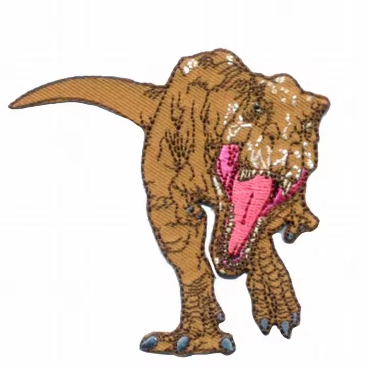 Parches Ropa Disney – Dinosaurios – Parche Bordado Ropa – (licencia oficial) – Jurassic World – Parque Jurásico – Trex – 8,0 x 7,7 cm. - Moda The Happy Patch - 1