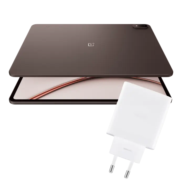 Tableta – OnePlus Pad 4, incluido Cargador 80W, Chip Snapdragon® 8 Elite Gen 5, Pantalla 3.4K de 13.2″ 144Hz, Batería 13380mAh y Carga 80W, 8 Altavoces, 672g, OxygenOS 16, Wi-Fi 7