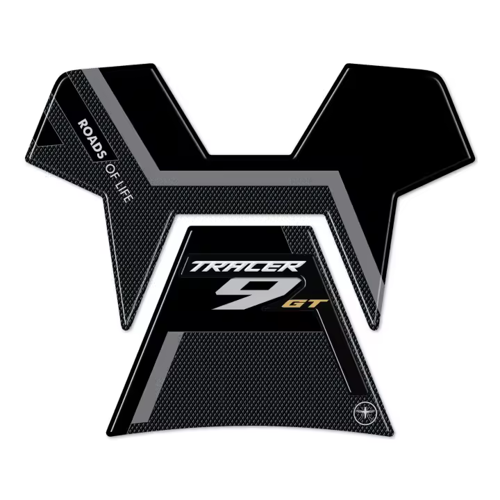 Almohadilla de tanque Protector adhesivo de gel 3D para motocicleta Compatible con Yamaha Tracer 9 GT Dorado - 1