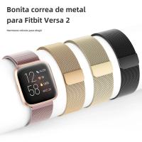 Correa De Reloj Milanés Para Fitbit Versa 1/2/3/4 Reemplazo De Cinta De Pulsera Acero Inoxidable Con Anillo Magnético Accesorios - details 1