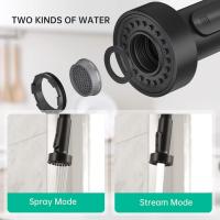 BIT Grifo de fregadero de cocina con resorte abatible, rotación de 360 grados, grifo mezclador de agua fría y caliente - details 3