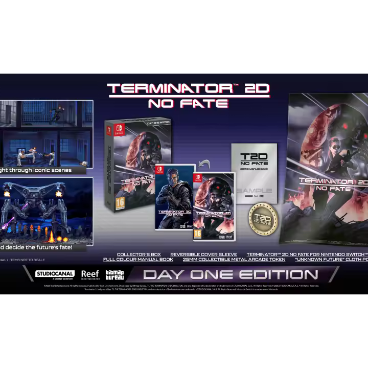 Terminator 2D NO FATE Day One Edition - Switch - Nuevo Precintado - PAL España - 1