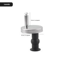 Par De Jinetes De Inodoro Con Libera Suavemente Top Close 2x Accesorios De Inodoro Herramientas De Instalación Rápida Y Resistentes Material De Acero Inoxidable - details 19