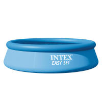 INTEX - Piscina hinchable redonda Easy Set de hasta 4 metros de diámetro, color azul, resistente y duradera, +6 años, diseño sencillo, fácil montaje en 10 min, piscinas hinchables, piscinas familiares - details 1