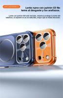 Funda Magnética Para iPhone Con Protector De Cámara Y Carcasa De Silicona Mate Antichoque Compatible Con Magsafe Modelos 13 14 15 16 17 - details 2