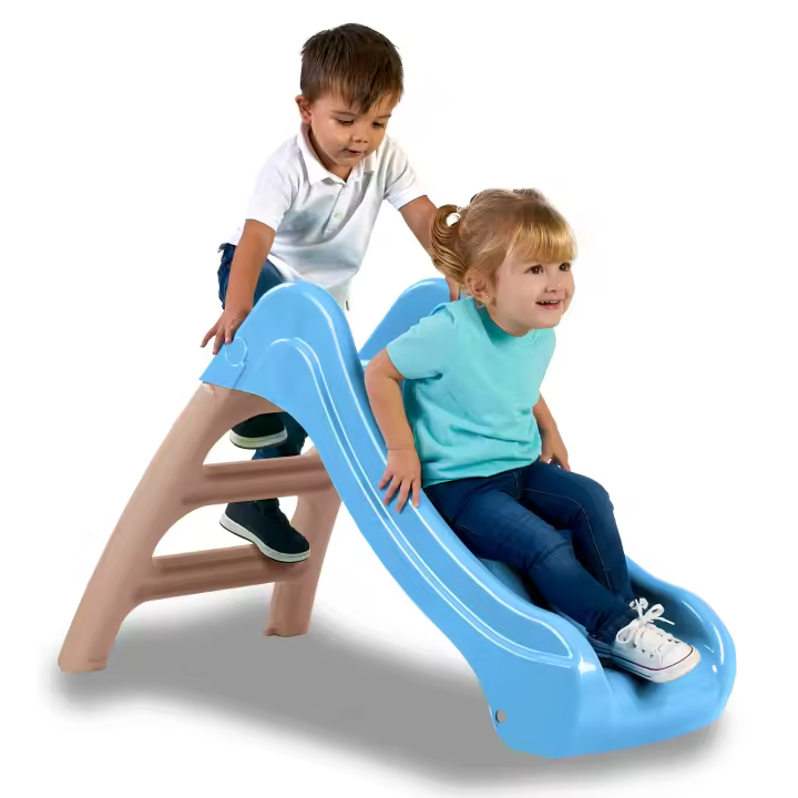 FEBER - Dream Slide, Tobogán Pequeño para Jardín, Escaleras Antideslizantes, Colores Resistentes a la Luz Solar y Cambios de Temperatura, Fácil Montaje, A Partir de 1 año, Famosa (FEL15000) - 1