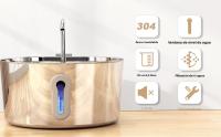 Fuente De Agua Para Gatos De Acero Inoxidable Con Filtros De Reemplazo 8+4 135oz/4L Dispensador Automático Para Perros Y Gatos - details 2